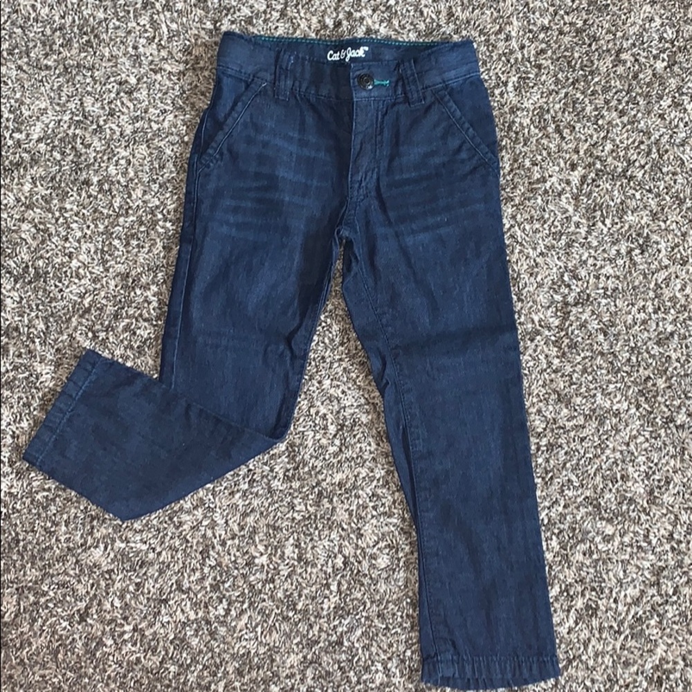 Cat & Jack Toddler Boys Skinny Denim-Like Chinos